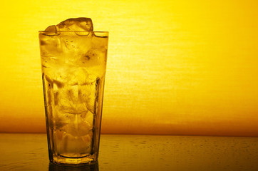 water with ice