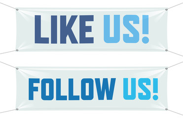 Like us / Follow us