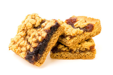 Homemade cookies isolated