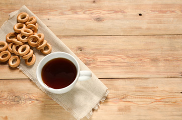 tea with bagels