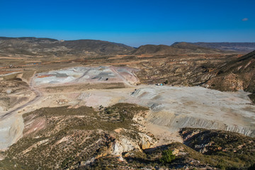 Obraz premium Clay quarry in Castellon. Spain. November 2007