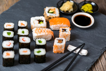 Sushi - Japanisches Essen - Diät - Fisch