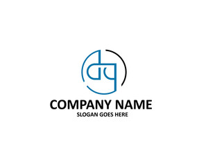 Obraz premium DG Letter Logo
