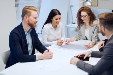 Business meeting and teamwork by business people