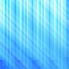 Abstract blue background with falling bright light lines