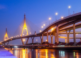 8 March 2017 Bhumibol Bridge Thailand