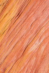 Rocky lines on red sandstone