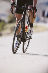Fototapeta premium Cyclist riding a bike in a cycling race. Racing Bike.