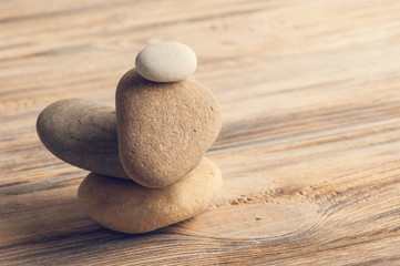 zen composition with stones