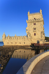 Obraz premium Belem Tower - Torre De Belem In Lisbon, Portugal