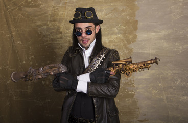 Fototapeta premium UOMO FINE 800 STEAMPUNK