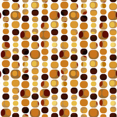 seamless pattern, abstract geometric background with  motley  dots and rings of different sizes