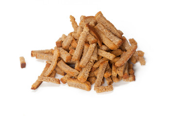 crumbs of bread croutons