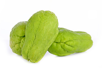 Obraz premium Chayote on white background