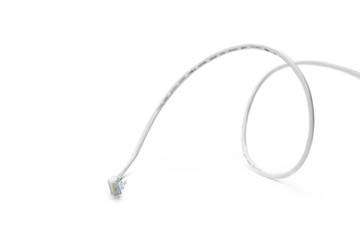 Close up of network cable