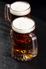 Still Life with a draft beer by the glass.