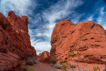 Red Rock Formation in Valley of Fire State Park