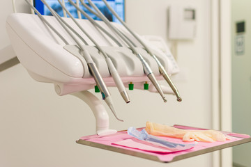 Dental chair instruments and drills