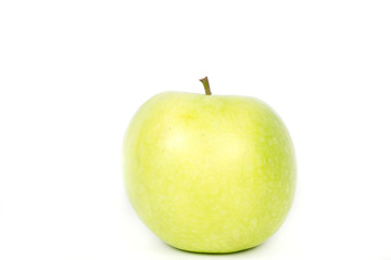 green Apple on white