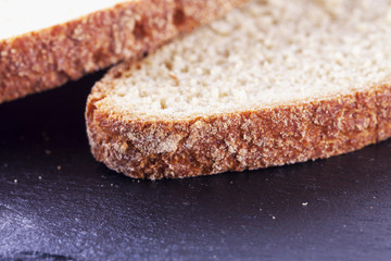 Bread in close up