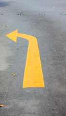 Arrow turn left