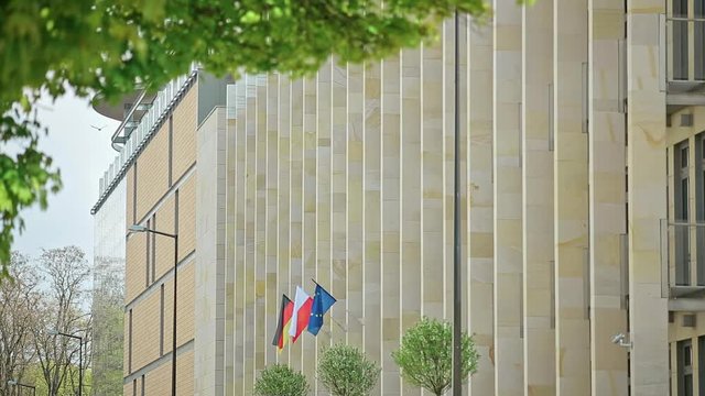 Polish Germany EU Flags of European countries.