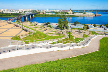 Nizhny Novgorod aerial view