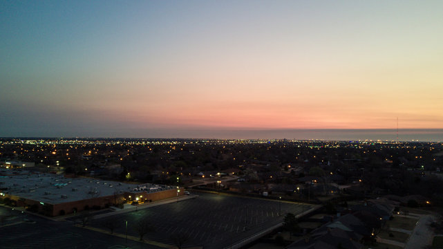 Sunrise over Oklahoma City
