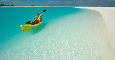 Foto op Plexiglas Kayaking at Bahamas © forcdan