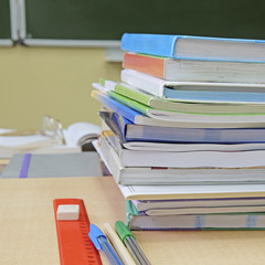 Interior of an empty school class