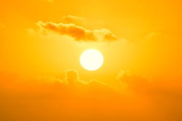 Sun rising 