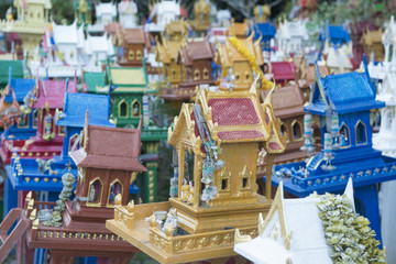 THAILAND LAMPANG MAE THA SPIRIT HOUSE