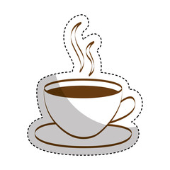 colombian coffee cup drink vector illustration design