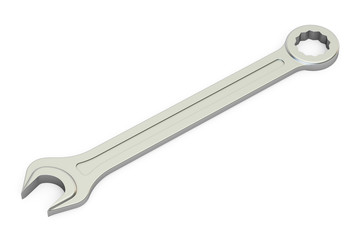 wrench, spanner closeup, 3D rendering