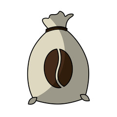 coffee sack isolated icon vector illustration design