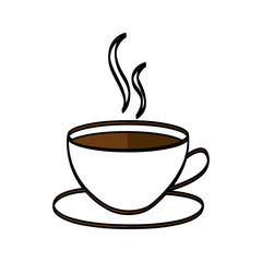 colombian coffee cup drink vector illustration design