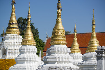 Fototapeta premium THAILAND LAMPANG WAT CHEDI SAO LANG TEMPLE