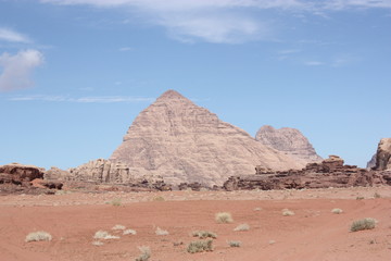 Wadi Ram, panorama from Jebel Khazali, Jordan