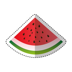 watermelon fruit isolated icon vector illustration design