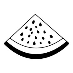 watermelon fruit isolated icon vector illustration design