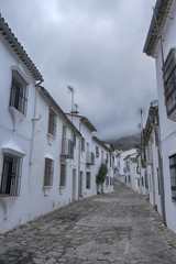 bonitas calles del municipio andaluz de Grazalema en la provincia de Cádiz, Andalucía