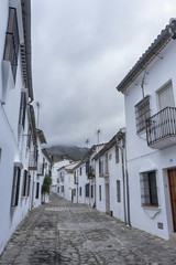 bonitas calles del municipio andaluz de Grazalema en la provincia de Cádiz, Andalucía