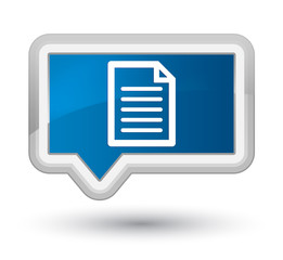 Page icon prime blue banner button