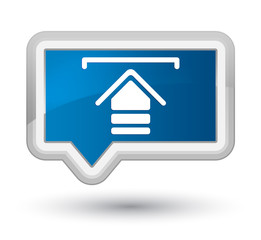 Upload icon prime blue banner button