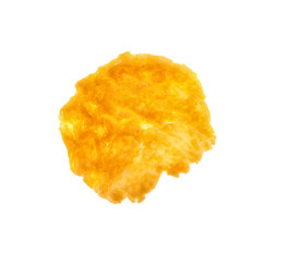 Corn flake isolated on white
