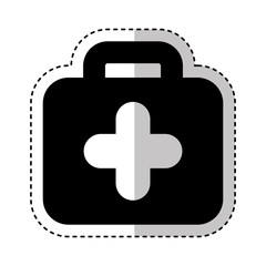 Obraz premium medical kit isolated icon vector illustration design