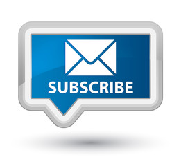 Subscribe (email icon) prime blue banner button