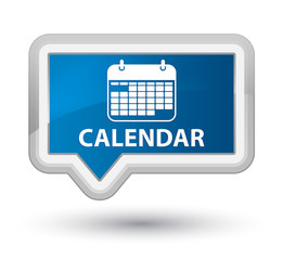 Calendar prime blue banner button