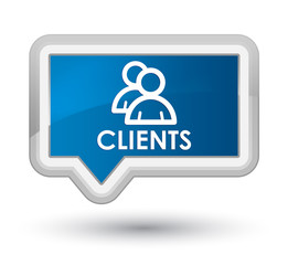 Clients (group icon) prime blue banner button