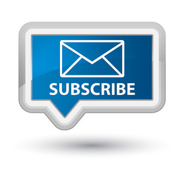 Subscribe (email icon) prime blue banner button